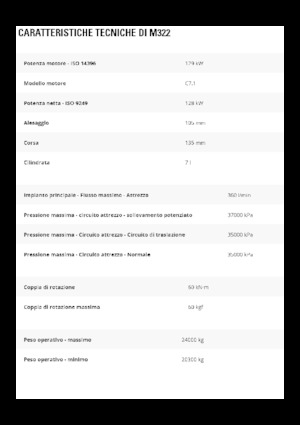 Mobilbagger Caterpillar M322