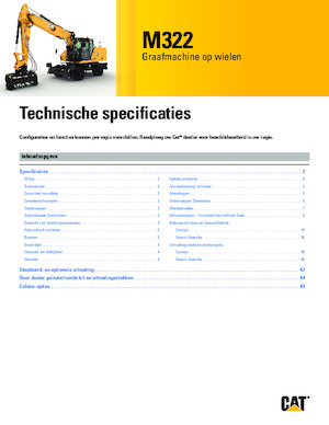 Mobilbagger Caterpillar M322
