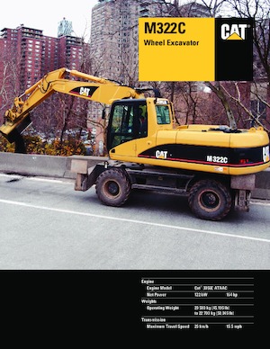 Mobilbagger Caterpillar M322C