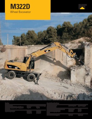 Mobilbagger Caterpillar M322D