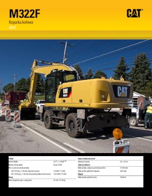 Mobilbagger Caterpillar M322F