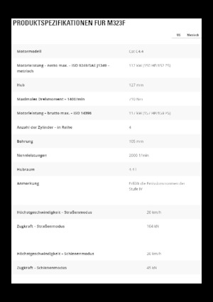 Mobilbagger Caterpillar M323F 