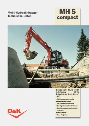 Mobilbagger O&K MH 5 Compact
