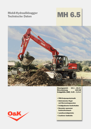 Mobilbagger O&K MH 6.5