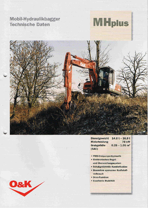 Mobilbagger O&K MH PLUS