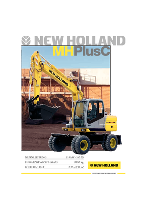 Mobilbagger New Holland MH Plus C
