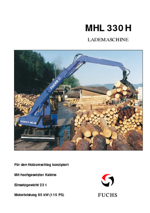 Umschlagmaschinen Fuchs MHL 330 H