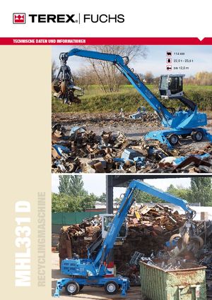 Umschlagmaschinen Terex-Fuchs MHL 331 D