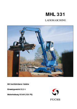 Umschlagmaschinen Fuchs MHL 331