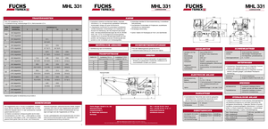 Umschlagmaschinen Terex-Fuchs MHL 331