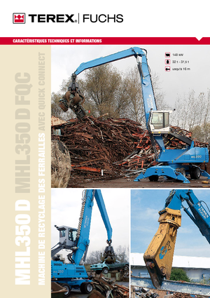 Umschlagmaschinen Terex-Fuchs MHL 350 D
