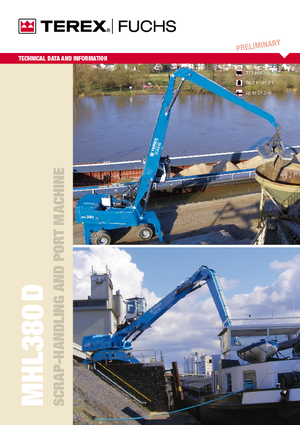 Umschlagmaschinen Terex-Fuchs MHL 380 D