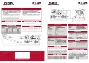 Umschlagmaschinen Terex-Fuchs MHL 380