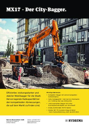 Mobilbagger Hydrema MX 17