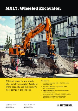 Mobilbagger Hydrema MX 17