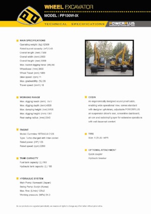 Mobilbagger PowerPlus PP130W-IX 