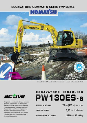 Mobilbagger Komatsu PW130-6
