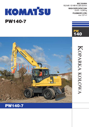 Mobilbagger Komatsu PW140-7