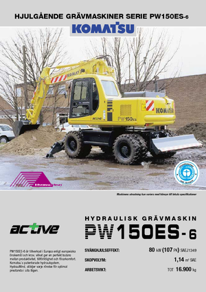 Mobilbagger Komatsu PW150-6