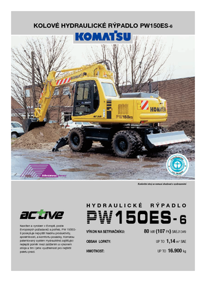 Mobilbagger Komatsu PW150-6