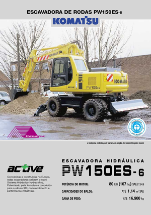 Mobilbagger Komatsu PW150-6