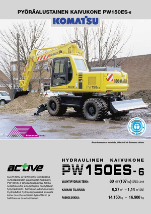 Mobilbagger Komatsu PW150-6