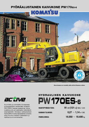 Mobilbagger Komatsu PW170-6