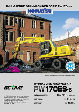 Mobilbagger Komatsu PW170-6