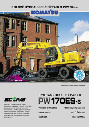 Mobilbagger Komatsu PW170-6