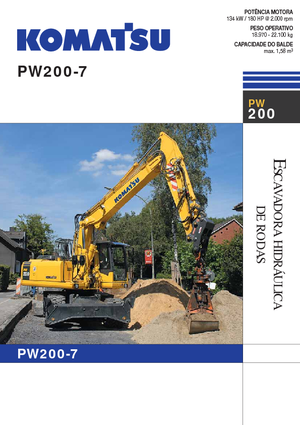 Mobilbagger Komatsu PW200-7E0