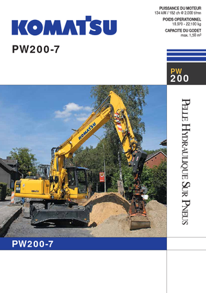 Mobilbagger Komatsu PW200-7E0