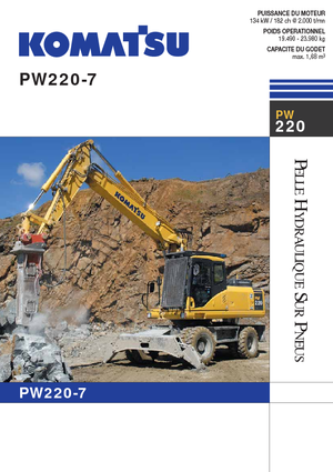 Mobilbagger Komatsu PW220-7 E0