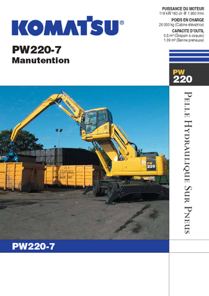 Mobilbagger Komatsu PW220-7MH