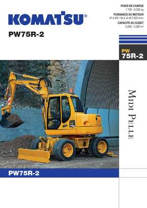 Mobilbagger Komatsu PW75 R-2