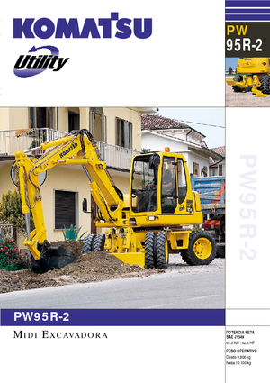 Mobilbagger Komatsu PW95 R-2