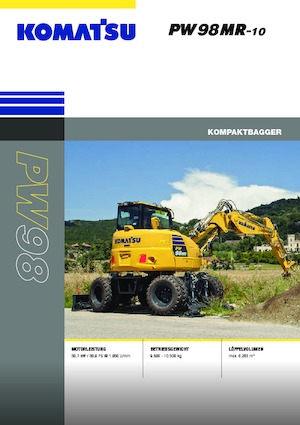 Mobilbagger Komatsu PW98MR-10