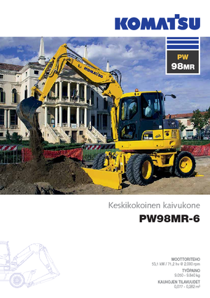Mobilbagger Komatsu PW98MR-6