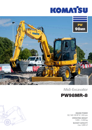 Mobilbagger Komatsu PW98MR-8
