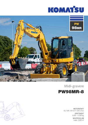Mobilbagger Komatsu PW98MR-8