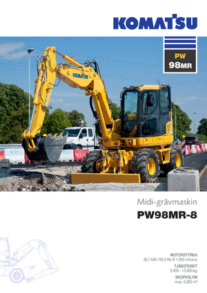 Mobilbagger Komatsu PW98MR-8