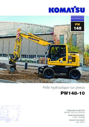 Mobilbagger Komatsu PW148-10 