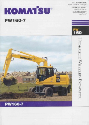 Mobilbagger Komatsu PW160-7