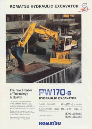 Mobilbagger Komatsu PW170-5