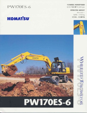 Mobilbagger Komatsu PW170-6