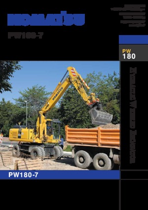 Mobilbagger Komatsu PW180-7E0