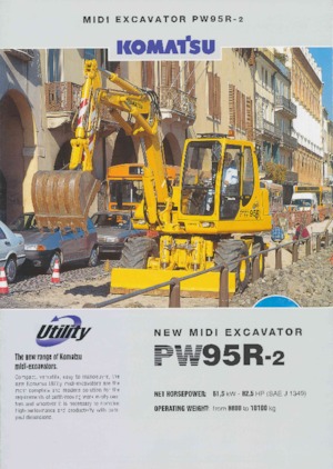Mobilbagger Komatsu PW95 R-2