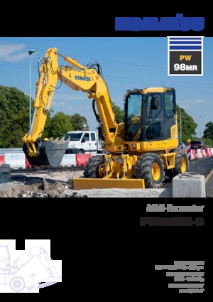 Mobilbagger Komatsu PW98MR-8