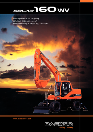 Mobilbagger Doosan Solar 160 W-V