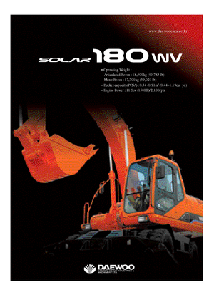 Mobilbagger Doosan Solar 180 W-V