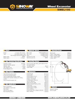 Mobilbagger Sinoway SWEL190